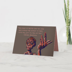 james baldwin quote kaart