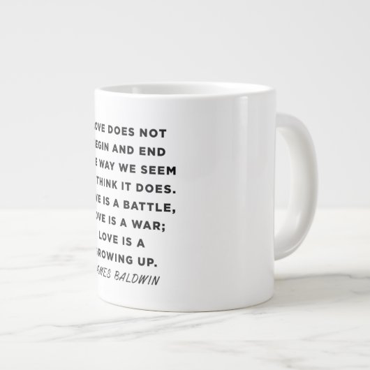James Baldwin Quote Mok (Voorkant rechts)