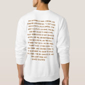 James Baldwin Sweatshirt (Achterkant)
