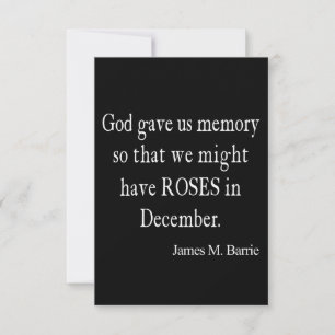 James Barrie-Rozen in december Quote