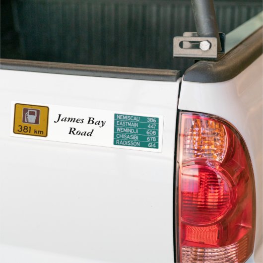 James Bay Road bumper sticker (Op Truck)