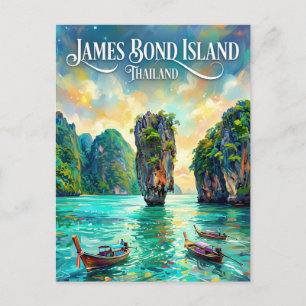 James Bond-eiland Thailand Briefkaart