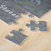 James Buchanan 15de President van Amerika. Legpuzzel (Zijkant)