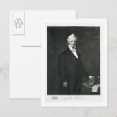 James Buchanan, 15e President van de Verenigde Sta Briefkaart (Voorkant / Achterkant)