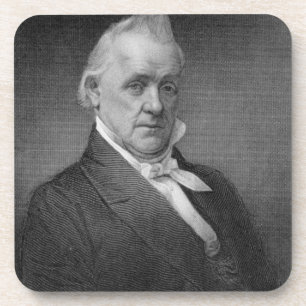 James Buchanan, gegraveerd door Henry Bryan Hall ( Bier Onderzetter