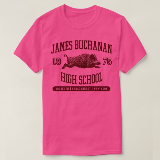 James Buchanan High School T-shirt (Design voorkant)
