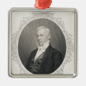 James Buchanan Metalen Ornament (Voorkant)
