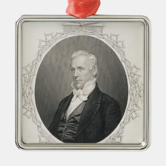 James Buchanan Metalen Ornament (Voorkant)
