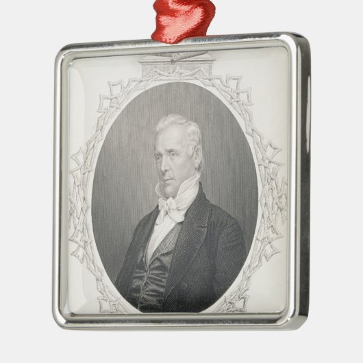 James Buchanan Metalen Ornament (Links)