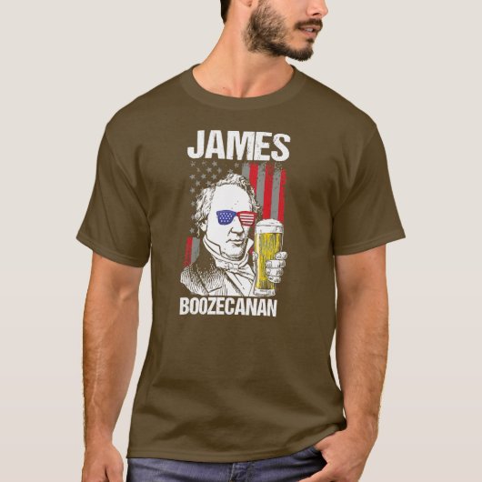James Buchanan Patriot James van 4 juli T-shirt (Voorkant)