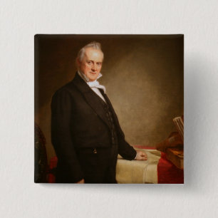 James Buchanan Vierkante Button 5,1 Cm