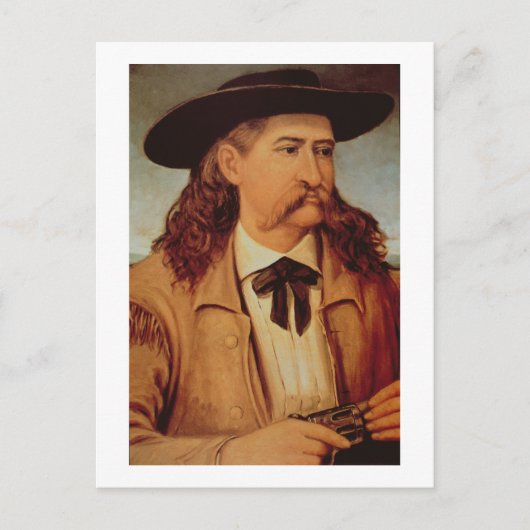 James Butler 'Wild Bill' Hickok (1837-76) 1874 (oi Briefkaart (Voorkant)