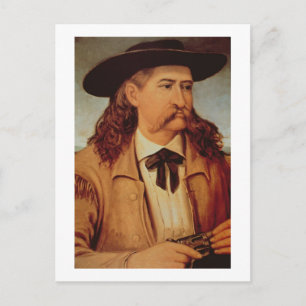 James Butler 'Wild Bill' Hickok (1837-76) 1874 (oi Briefkaart