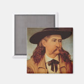 James Butler 'Wild Bill' Hickok (1837-76) 1874 (oi Magneet (Voorkant / Achterkant)