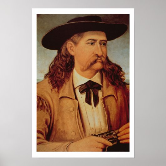James Butler 'Wild Bill' Hickok (1837-76) 1874 (oi Poster (Voorkant)