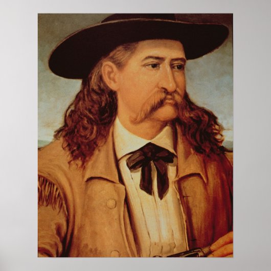 James Butler 'Wild Bill' Hickok (1837-76) 1874 (oi Poster (Voorkant)