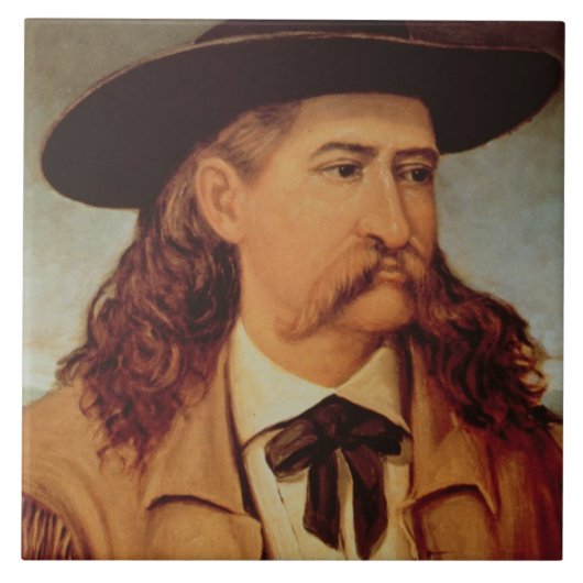 James Butler 'Wild Bill' Hickok (1837-76) 1874 (oi Tegeltje (Voorkant)