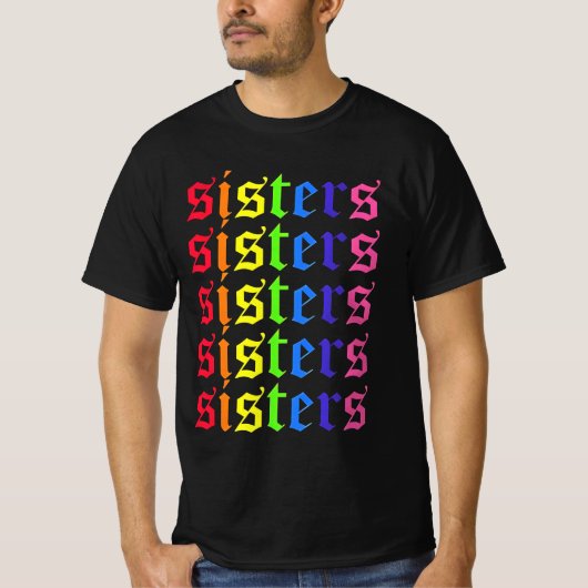 James Charles Sisters Colorful T-shirt (Voorkant)