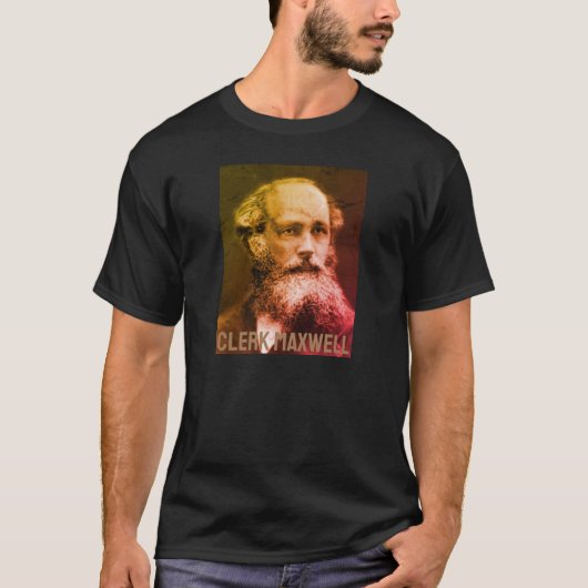 James Clerk Maxwell T-shirt (Voorkant)