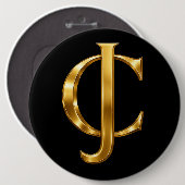 James Cohen-knop Ronde Button 6,0 Cm (Voorkant /achterkant)