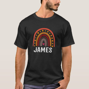 James Colorful Rainbow Funny Mannen / Boy / Baby n T-shirt