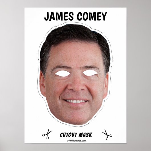 JAMES COMEY Halloween Mask Poster (Voorkant)