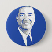 JAMES COMEY RONDE BUTTON 7,6 CM (Voorkant)