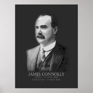 James Connolly Pasen 1916 Ierse Republikein Poster