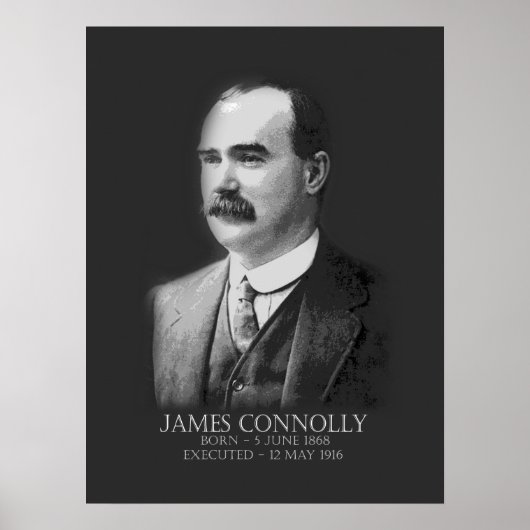 James Connolly Pasen 1916 Ierse Republikein Poster (Voorkant)