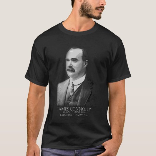 James Connolly Pasen 1916 Ierse Republikein T-shirt (Voorkant)