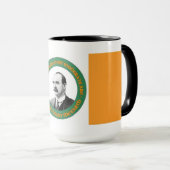 James Connolly Quote - Irish Flag - Coffee Mok (Voorkant rechts)