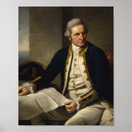 James Cook Portrait Poster (Voorkant)