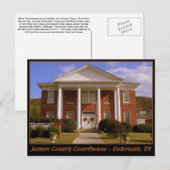 James County Courthouse - Ooltewah, TN Briefkaart (Voorkant / Achterkant)