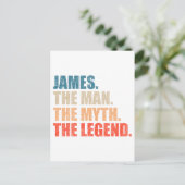James De Man De Mythe De Legende Briefkaart (Staand voorkant)