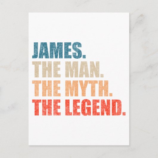 James De Man De Mythe De Legende Briefkaart (Voorkant)