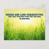 James Dewar Inspirerend Quote "Minds" Briefkaart (Voorkant)