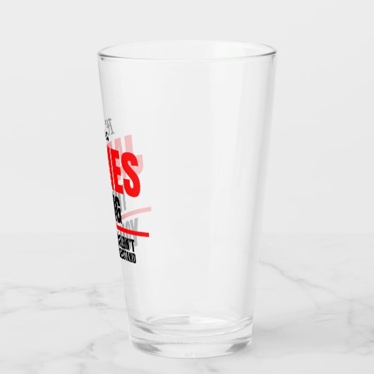 James ding dat je niet zou begrijpen glas (Links)