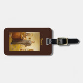 James Earl Carter schilderde een Amerikaans Presid Bagagelabel (Voorkant horizontaal)