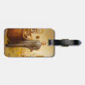 James Earl Carter schilderde een Amerikaans Presid Bagagelabel (Achterkant horizontaal)