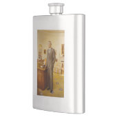 James Earl Carter schilderde een Amerikaans Presid Flacon (Links)