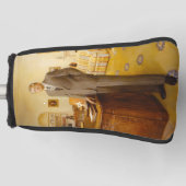 James Earl Carter schilderde een Amerikaans Presid Golfheadcover (Voorkant)