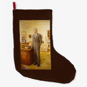 James Earl Carter schilderde een Amerikaans Presid Grote Kerstsok (Voorkant)