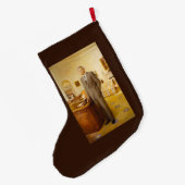 James Earl Carter schilderde een Amerikaans Presid Grote Kerstsok (Achterkant (Hangend))