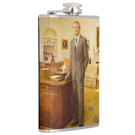 James Earl Carter schilderde een Amerikaans Presid Heupfles (Rechts)