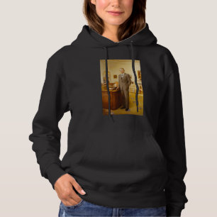 James Earl Carter schilderde een Amerikaans Presid Hoodie