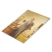 James Earl Carter schilderde een Amerikaans Presid Notitieblok (Schuin)