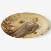 James Earl Carter schilderde een Amerikaans Presid Papieren Bordje (Gekanteld)