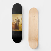 James Earl Carter schilderde een Amerikaans Presid Persoonlijk Skateboard (Voorkant)