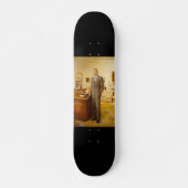 James Earl Carter schilderde een Amerikaans Presid Persoonlijk Skateboard (Voorkant)