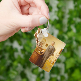 James Earl Carter schilderde een Amerikaans Presid Sleutelhanger